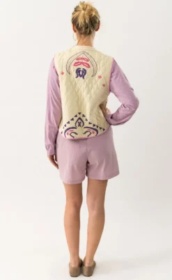 Lollys Laundry Vest - Cairo - Creme