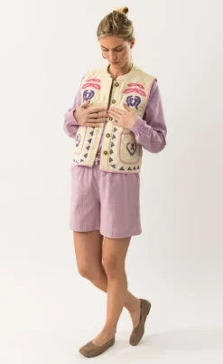 Lollys Laundry Vest - Cairo - Creme