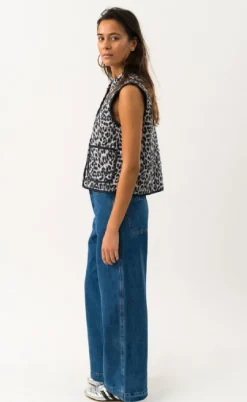 Lollys Laundry Vest - Cairo - Leopard Print
