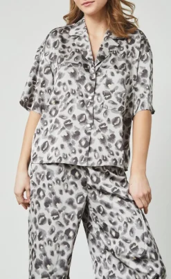 Love & Divine Bluse - Love1175-1 - Blurred Leo