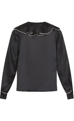 Love & Divine Bluse - Love1241 - Black/Cream