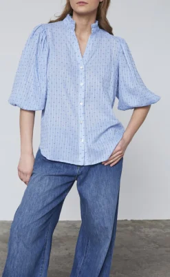 Love & Divine Bluse - Love456-7 - Blue Dot
