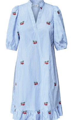 Love & Divine Kjole - Love1385 - Blue/Cherry