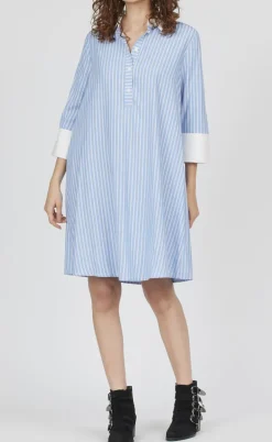 Love & Divine Kjole - Love441-34  -  Blue Stripe