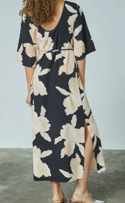 Love & Divine Kjole - Love1354 - Black/Flower