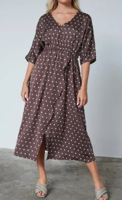 Love & Divine Kjole - Love1386 - Brown/Dot