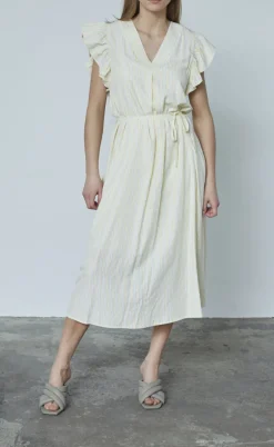 Love & Divine Kjole - Love1383 - Baby Pink/Stripe