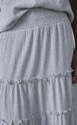 Love & Divine Nederdel - Love1326 - Blue/White Stripe