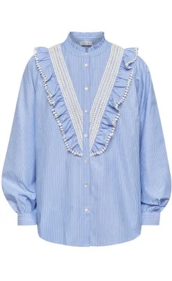 Love & Divine Skjorte - Love1295 - Blue/White