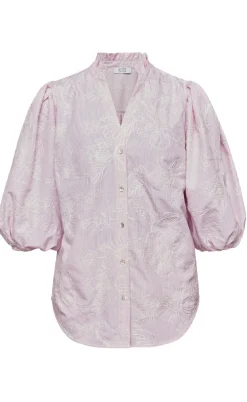 Love & Divine Skjorte - Love456-5 - Pink/Stripe