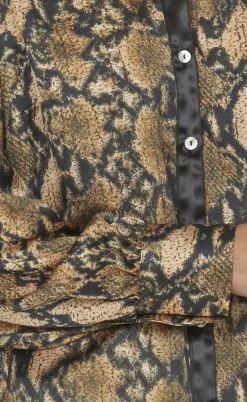 Love & Divine Skjorte - Love919-14 - Golden Snake