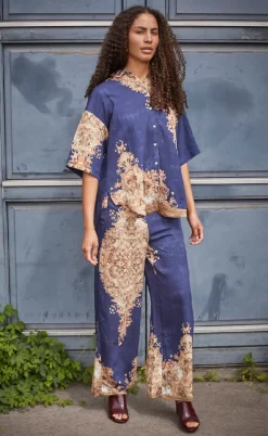 Love & Divine Skjorte - Love971-12 - Navy/Paisley