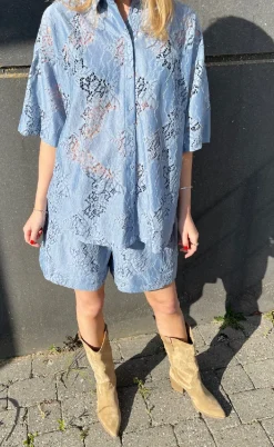 Love & Divine Skjorte - Love971-8 - D. Blue