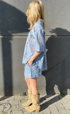 Love & Divine Skjorte - Love971-8 - D. Blue