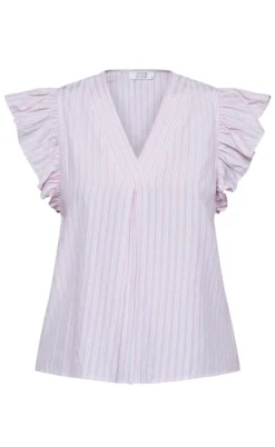 Love & Divine Top - Love1382 - Baby Pink/Stripe