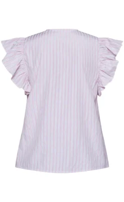 Love & Divine Top - Love1382 - Baby Pink/Stripe