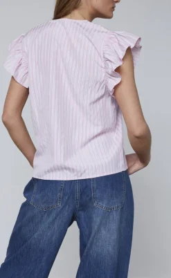 Love & Divine Top - Love1382 - Baby Pink/Stripe