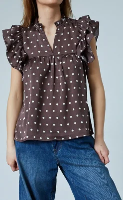 Love & Divine Top - Love1387 - Brown/Dot