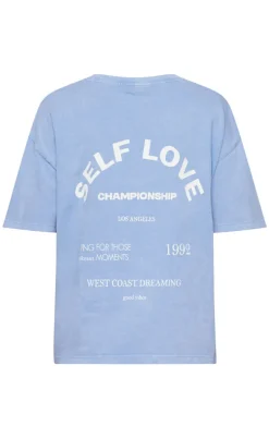 Love & Divine T-shirt - Love1303-2 - Blue Wash