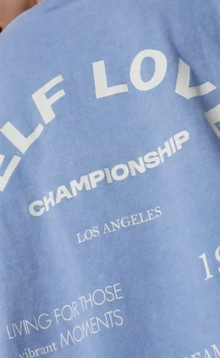 Love & Divine T-shirt - Love1303-2 - Blue Wash