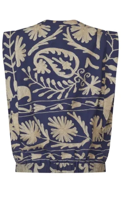 Love & Divine Vest - Love1252-1 -  Blue/Sand