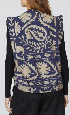 Love & Divine Vest - Love1252-1 -  Blue/Sand