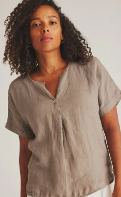 Luxzuz Bluse - Helily - Drift Wood