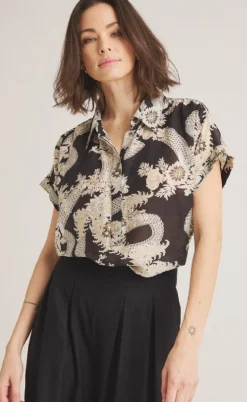 Luxzuz Bluse - Jardine - Black