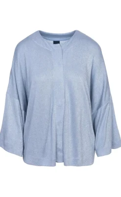 Luxzuz Cardigan - Juliana - Silver Blue