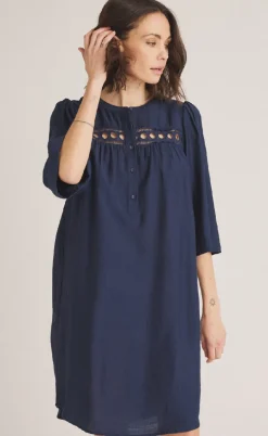 Luxzuz Kjole - Carolat - Night Blue