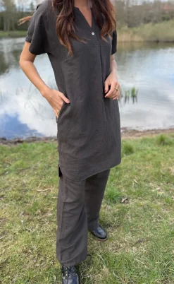 Luxzuz Kjole - Helinia - Choco Lux