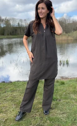 Luxzuz Kjole - Helinia - Choco Lux