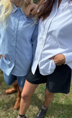 Luxzuz Skjorte - Gerflow - Brunnera Blue