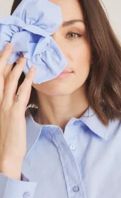 Luxzuz Skjorte - Gerflow - Brunnera Blue