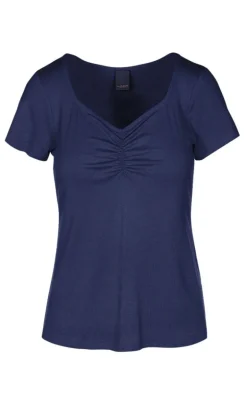 Luxzuz T-shirt - Klaudine - Mood Indigo