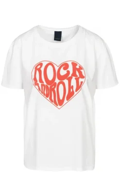 Luxzuz T-shirt - Rock & Roll - White