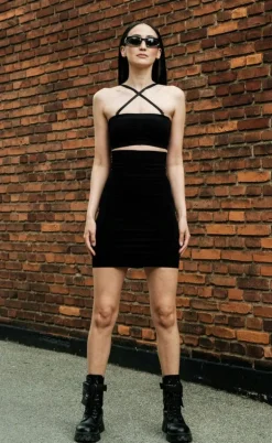 Lykkeland Ateliér Top - Bandau - Black