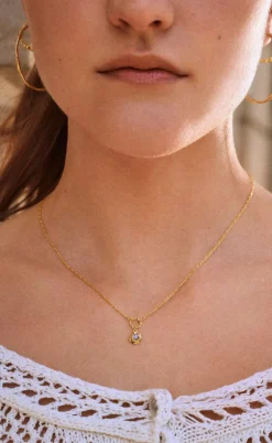 Maanesten Halskæde - Dorith - Gold Colour