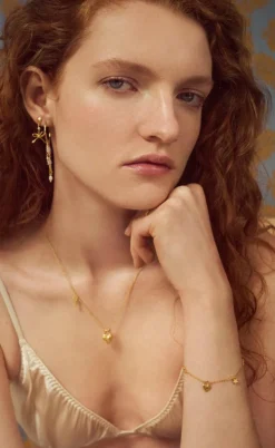 Maanesten Halskæde - Imena - Forgyldt