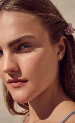 Maanesten Øreringe - Aega - Gold Colour