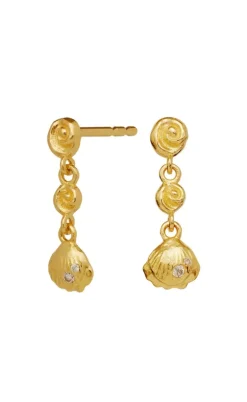 Maanesten Øreringe - Andrina - Gold Colour