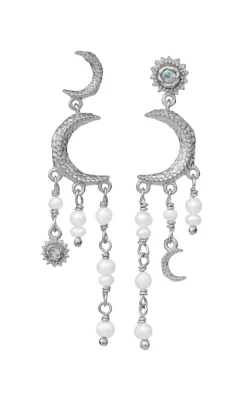 Maanesten Øreringe - Astrea - Silver Colour