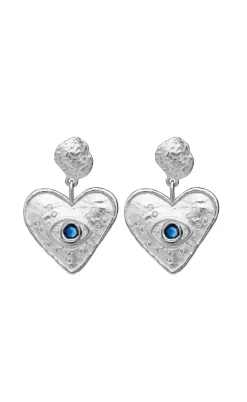 Maanesten Øreringe - Constantine - Silver Colour