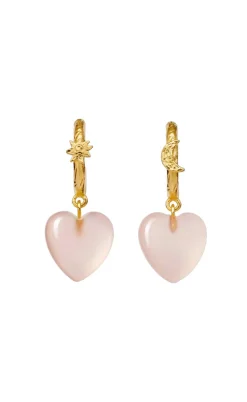 Maanesten Øreringe - Embrace - Gold Colour