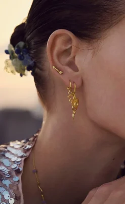 Maanesten Øreringe - Hestia - Gold Colour