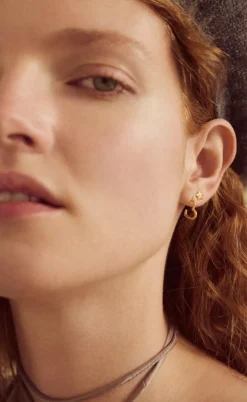 Maanesten Øreringe - Laia Petite - Forgyldt