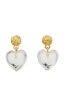 Maanesten Øreringe - Lemona Petite - Gold Colour