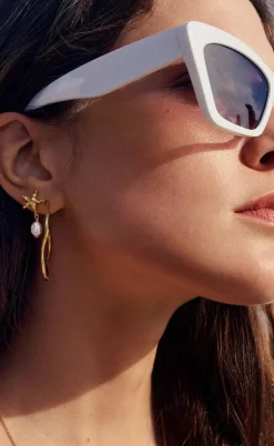 Maanesten Øreringe - Sandie - Gold Colour