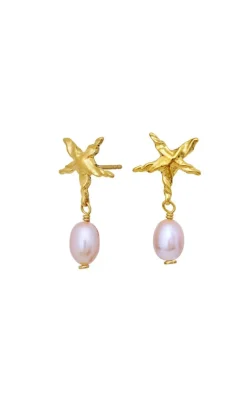 Maanesten Øreringe - Sandie - Gold Colour