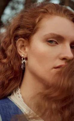 Maanesten Øreringe - Sanja - Sølv